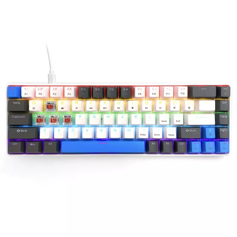 Media-Tech MT1259 Red Core MX60 tastiera meccanica gaming 60%