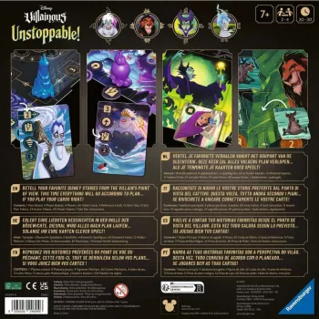 Gioco da tavolo Ravensburger Disney Villainous Unstoppable! strategia per bambini dai 7 anni