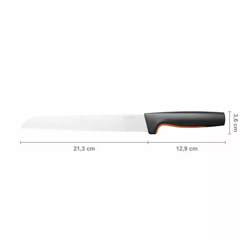 Fiskars 1057538 coltello da cucina acciaio inox 1 pezzo coltello da pane
