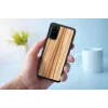 Custodia per cellulare Man and Wood Galaxy S20 Cappuccino nero — custodia protettiva per Samsung Galaxy S20