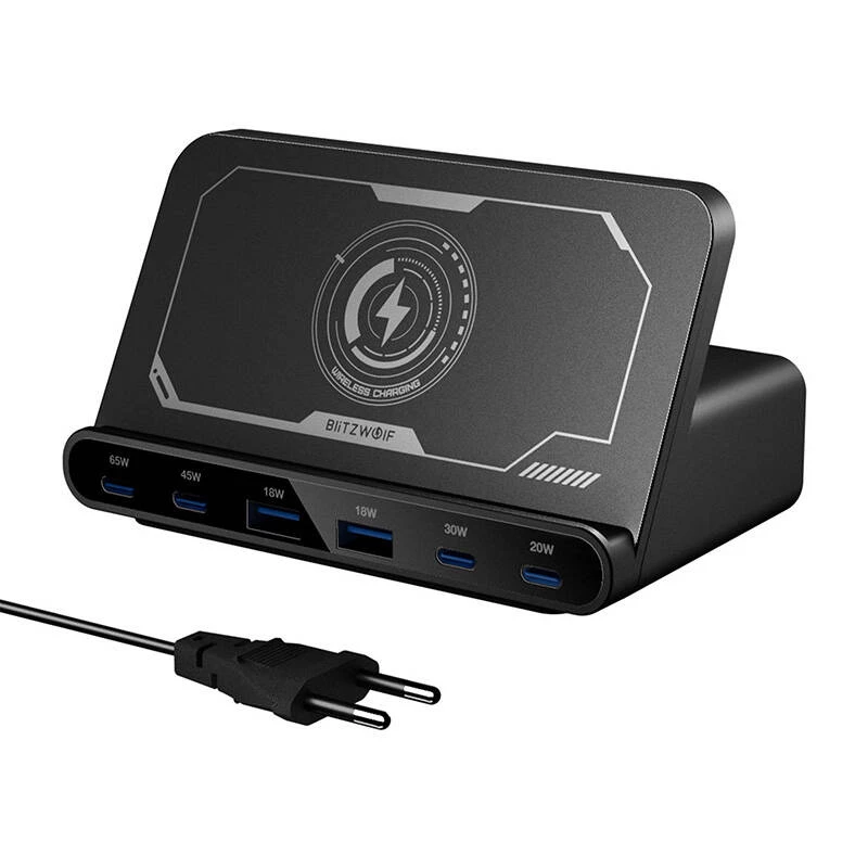 Caricabatterie BlitzWolf BW-S27 160W, 2×USB-A, 4×USB-C