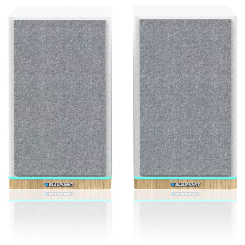 Blaupunkt BS60WH LED diffusori da scaffale, Bluetooth, HDMI ARC, bianchi