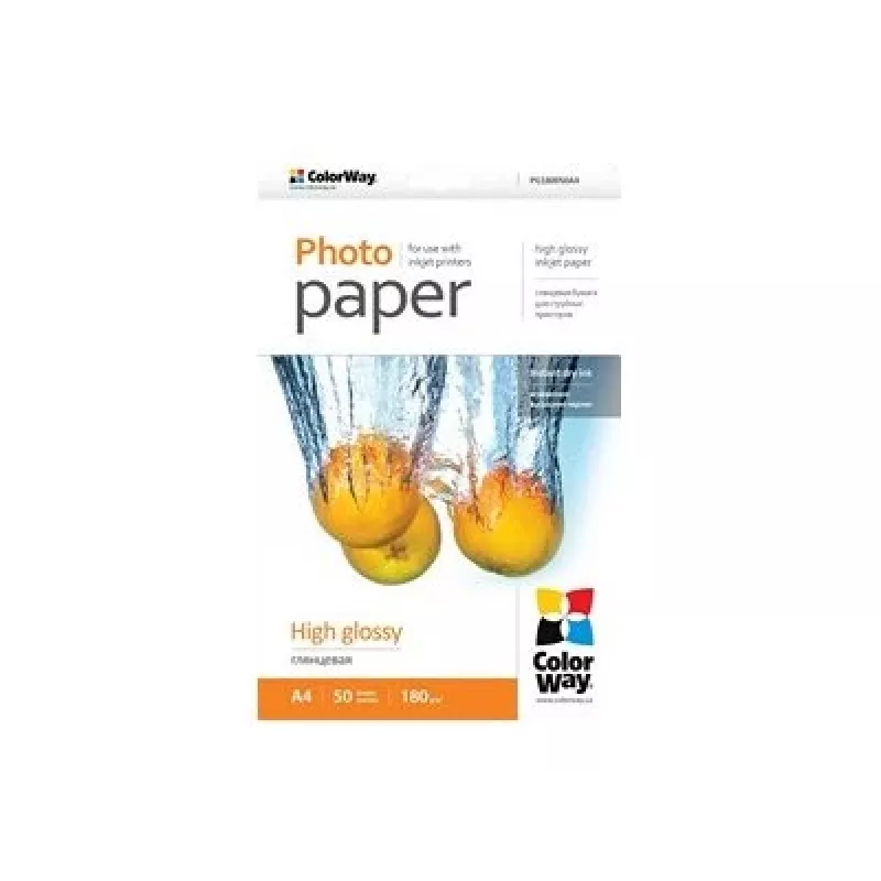 Carta fotografica A4 Colorway PG180050A4 Gloss