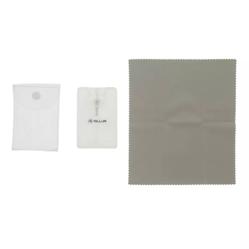 Kit di pulizia ottica per superfici Tellur TLL491311 con panno in microfibra e pennello