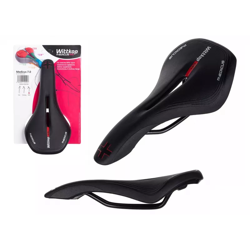 Sella per bicicletta Wittkop Medicus Twin 7.0