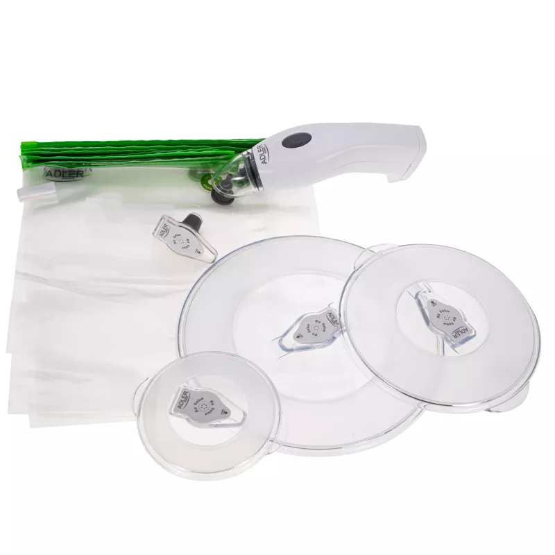 Set aspirazione aria sottovuoto per alimenti Adler | AD 4514 | bianco
