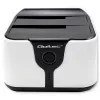 Qoltec 50309 Docking station HDD SSD 2.5 3.5 | SATA III | USB 3.0 | Super Speed 5 Gb/s | con funzione di clonazione