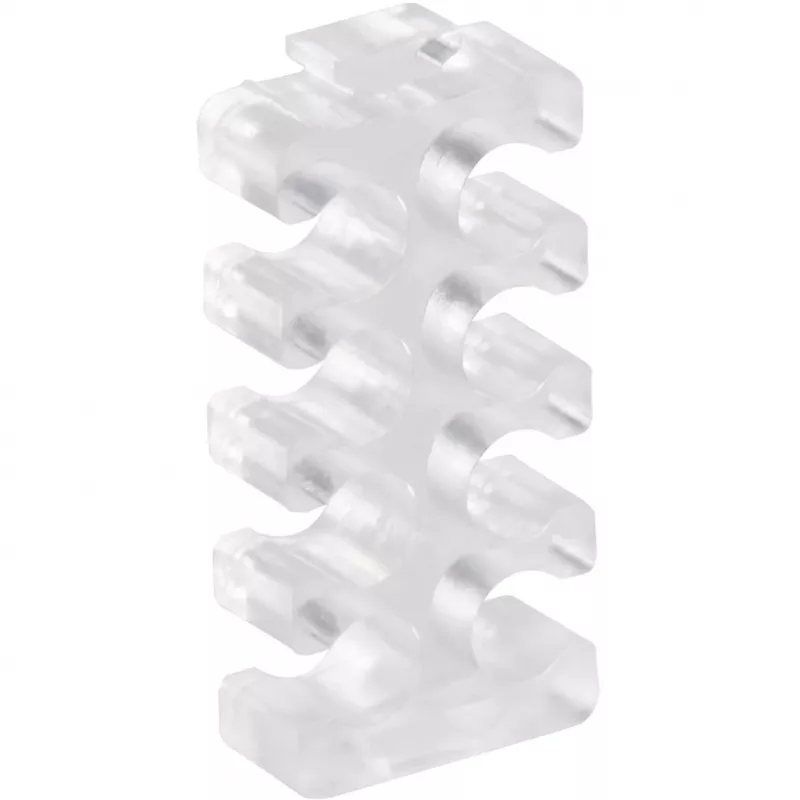 SilverStone SST-PP09, set di pettini per cavi, trasparente