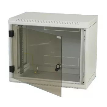 Armadio a parete Triton RBA-15-AS5-CAX-A1 15U/500 porta in vetro grigio