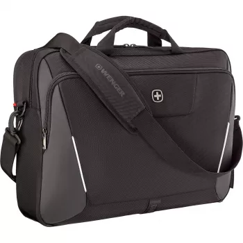 Borsa porta laptop Wenger XE Brief 17 – adatta per laptop da 17 pollici, scomparto tablet, nero