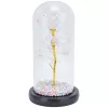 Rosa eterna in vetro Extralink Home, luce LED bianca