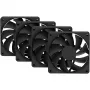 Ventola per case 120 mm confezione da 4 HYTE FA12 nero, supporto PWM, montaggio standard 120 mm