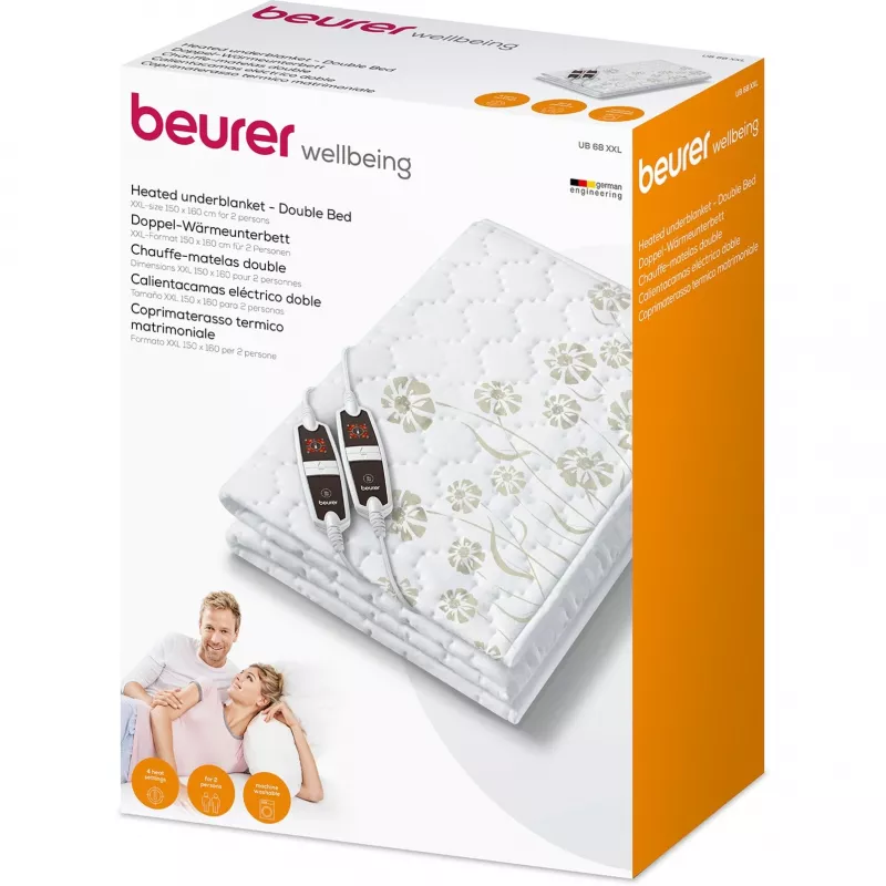 Coperta riscaldante Beurer UB 68 XXL 150 x 160 cm per 2 persone