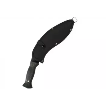 Machete Mil-Tec Kukri 15534000 – lama in acciaio inox 255 mm, lunghezza totale 375 mm, manico in ABS, fodero incluso