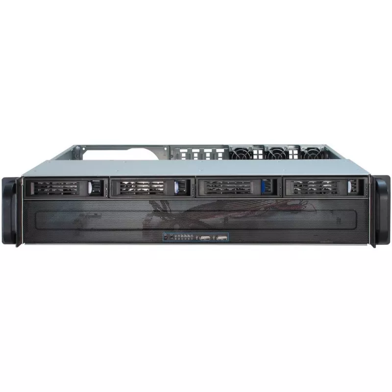 Inter-Tech IPC 2U-2404S - Rack - installabile - 2U - micro ATX