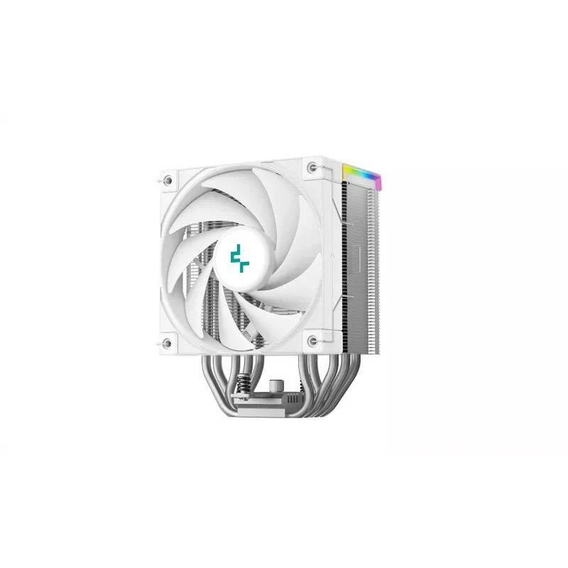 Dissipatore CPU DeepCool AK500S Digital SE – 5 heatpipe, ventola FDB da 120 mm, PWM, Multi-LED, bianco, supporta Intel LGA1150 e socket AMD