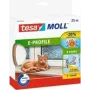 Nastro sigillante Tesa profilo E bianco 05464-00100-02 per sigillatura bordi e giunti