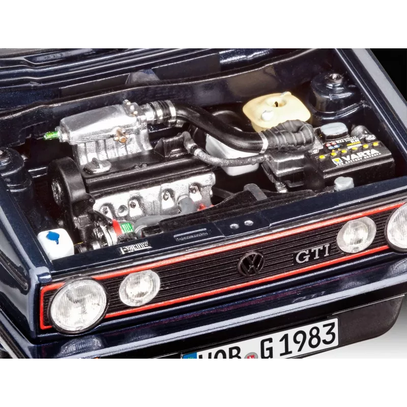 Modello auto Revell 35 anni VW Golf 1 GTI Pirelli