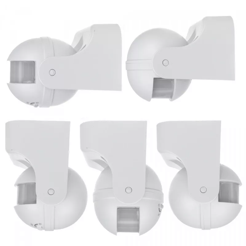 Rilevatore di movimento MACLEAN MCE358 W — sensore PIR di presenza, bianco