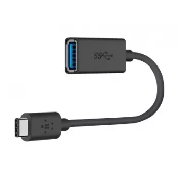 Belkin USB 3.0 connettore femmina 5GBit/s USB-C a USB-A 1m grigio (F2CU036BTBLK)