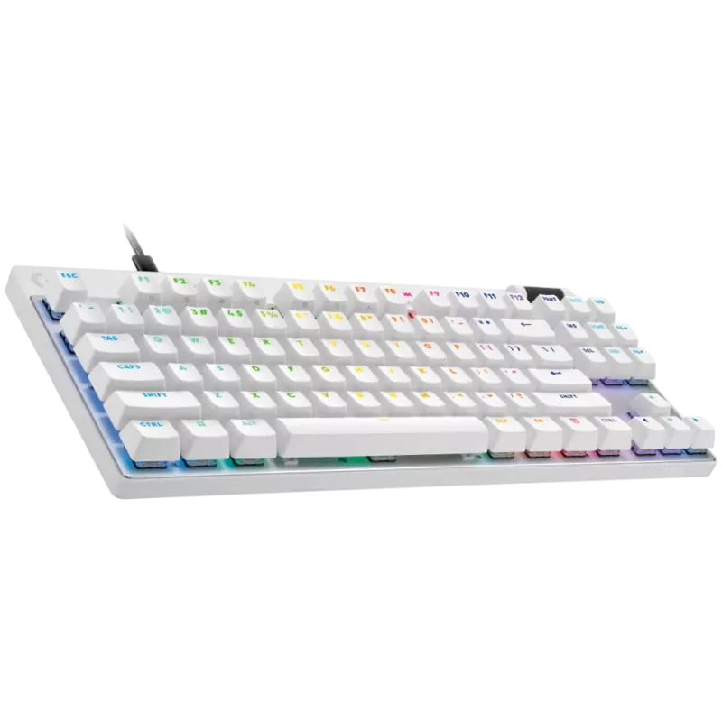 LOGITECH G PRO X TKL RAPID tastiera da gaming - BIANCO - US INT'L - USB - EMEA28i-935 - LINEAR