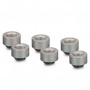 Thermal Grizzly DeltaMate Extender MF10 – raccordo per raffreddamento a liquido, nichel opaco, 6 pz. (TG-DM-FIT-6206)