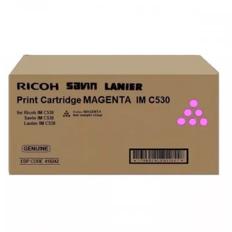 Cartuccia toner Ricoh 418242 1 pezzo originale magenta