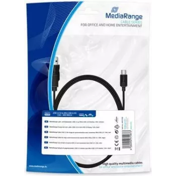 Cavo audio MediaRange MRCS189 1,5 m 3,5 mm nero
