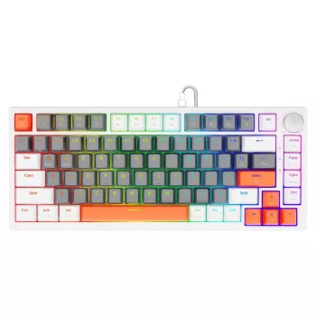 Tastiera gaming Savio ASTRAL WHITE JADE 3 COLOURS USB QWERTY US International