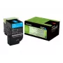 Cartuccia toner Lexmark 702C R 1 pz. originale ciano