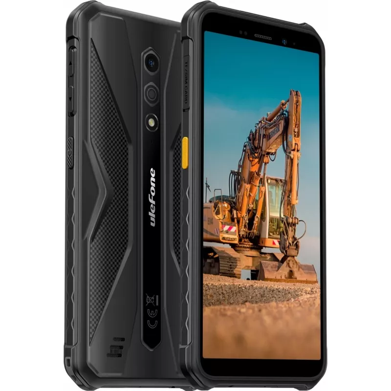 Smartphone robusto UleFone Armor X12 — 3 GB RAM, 32 GB di memoria, tutto nero