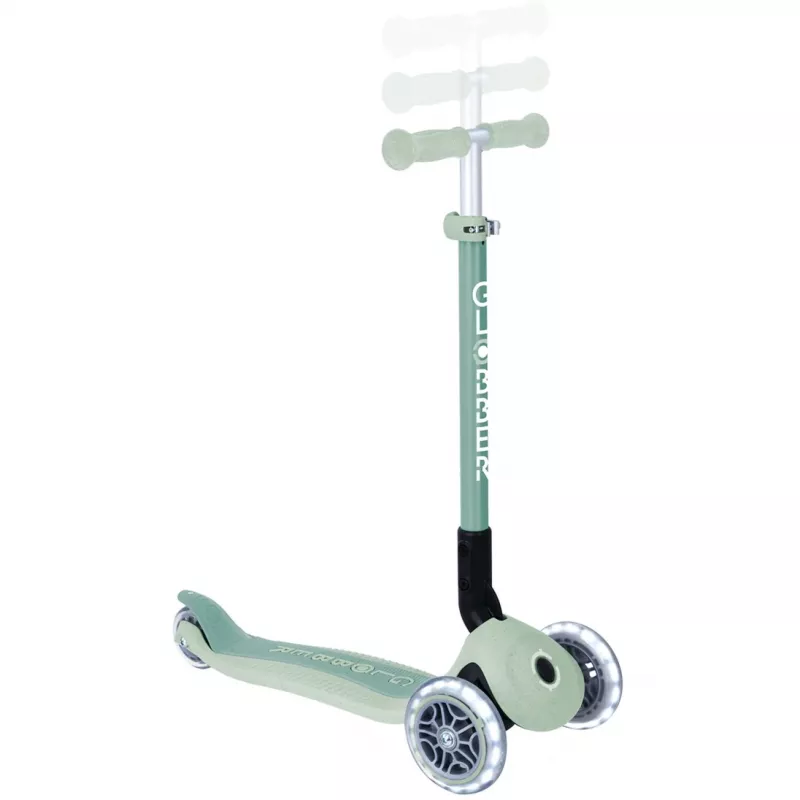 Primo Foldable Plus Lights Eco, monopattino verde chiaro