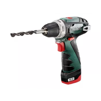 Trapano a impugnatura a pistola Metabo PowerMaxx BS Basic 1400 RPM, nero, verde