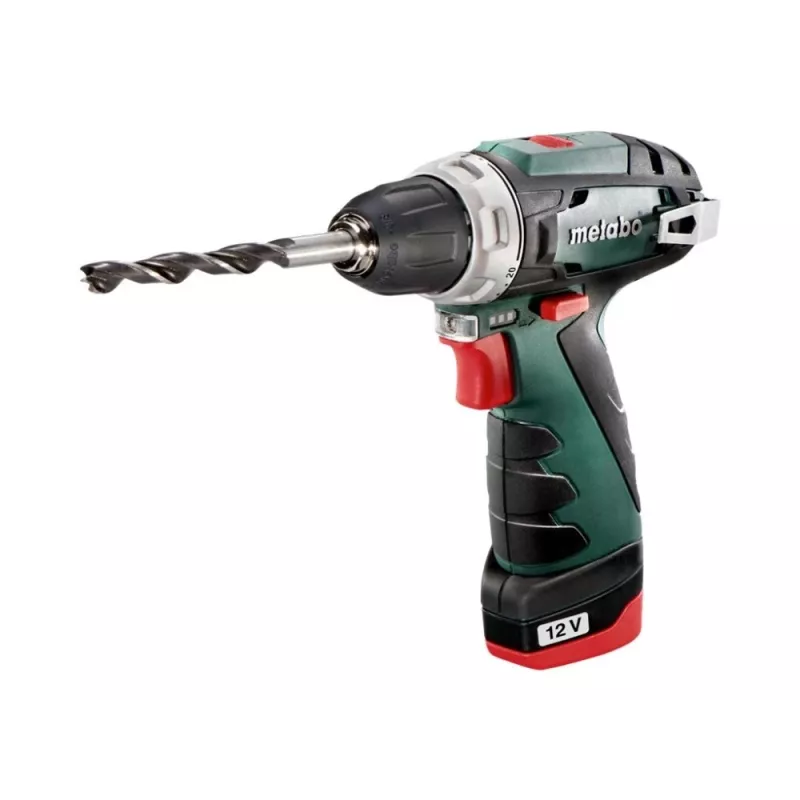 Trapano a impugnatura a pistola Metabo PowerMaxx BS Basic 1400 RPM, nero, verde