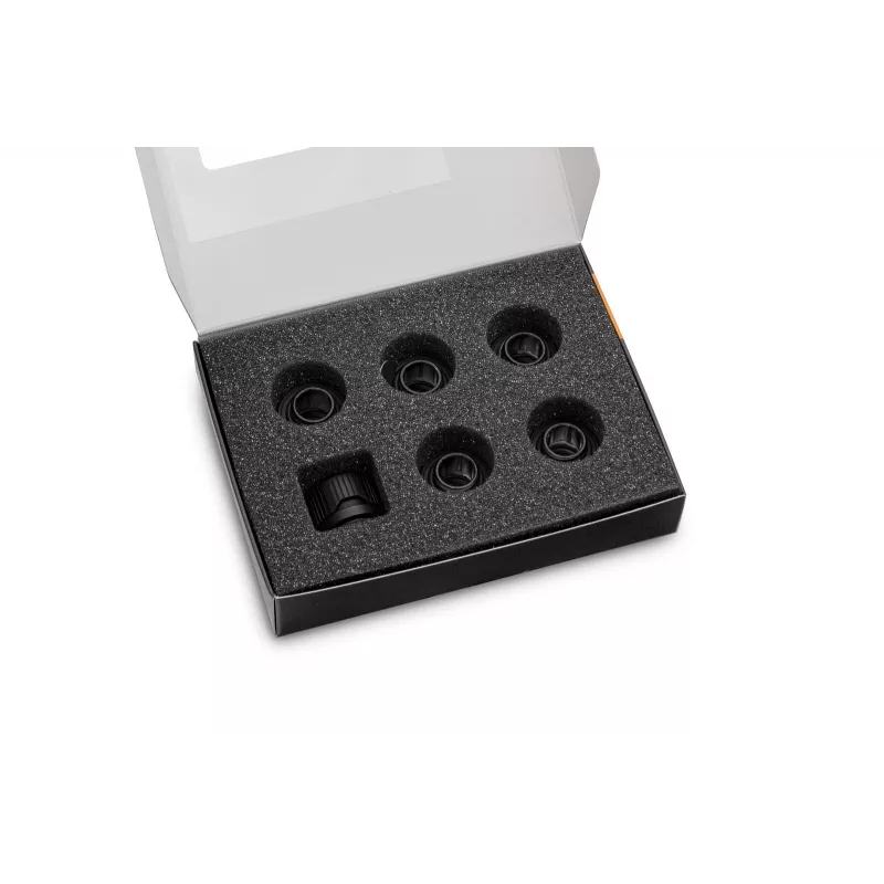 EK Water Blocks EK-Quantum Torque 6-Pack HDC 12 raccordo terminale a compressione nero 1/4 6 pz.