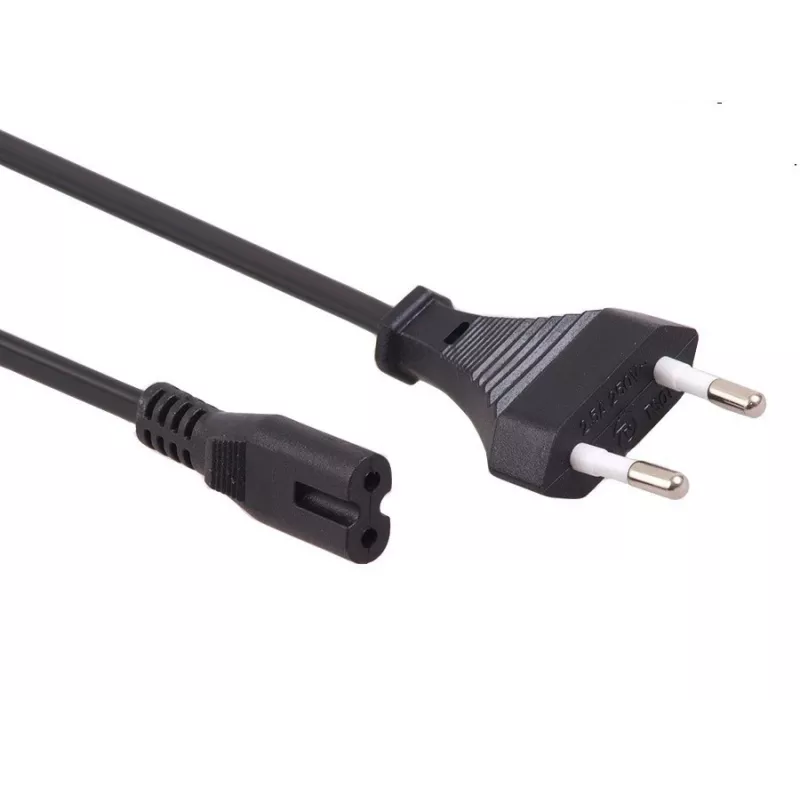Maclean MCTV-809 Cavo di alimentazione da spina EU a Figure-8 (C7), 1,5 m