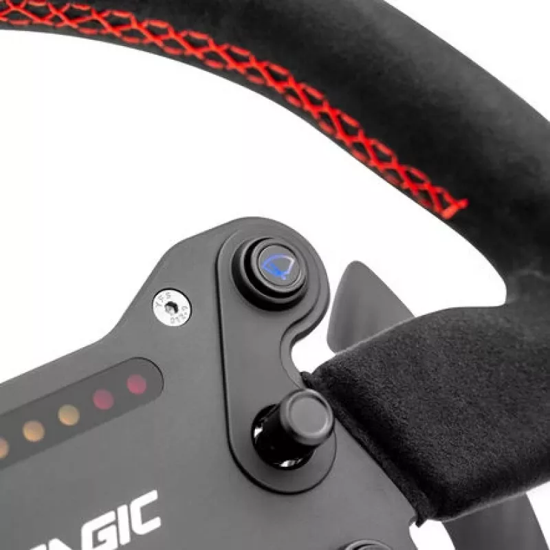 Simagic GTS Alcantara S202 — volante per sim racing rivestito in Alcantara, modello S202
