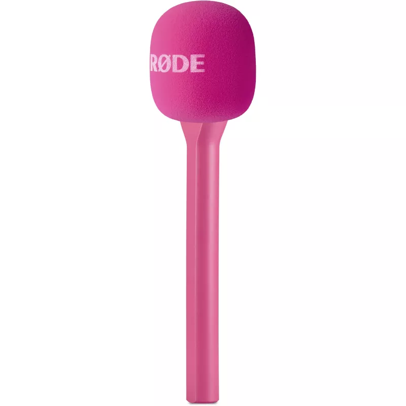 Microfono da intervista a mano Interview GO di Rode, rosa
