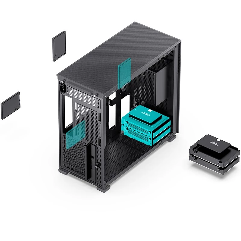 Case PC Jonsbo D41 MESH midi tower nero