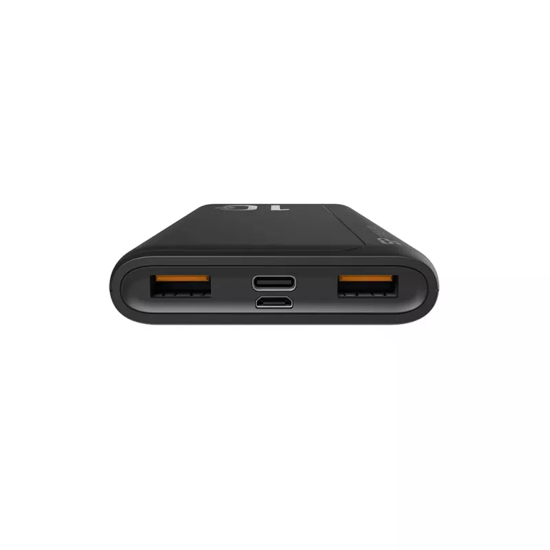Powerbank Silicon Power QP15 10000 mAh, LiPo, 2x USB-A + 2x USB-C, ingresso Micro-USB, nero