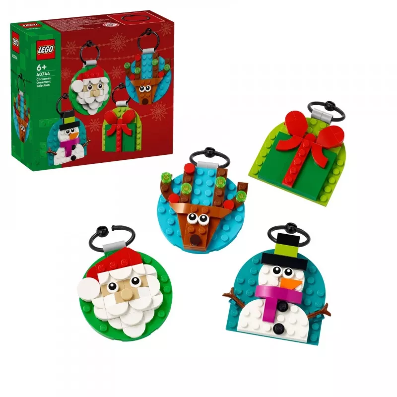 Bricks Iconic 40744 selezione decorazioni natalizie