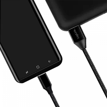 LogiLink - cavo USB - USB-C (M) a USB (M) - USB 2.0 - 5 V - 3 A - 30 cm - nero
