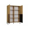 KAMARO 4DK stretto/GŁ rovere ARTISAN VETRINA