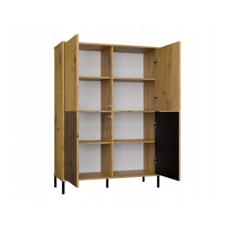 KAMARO 4DK stretto/GŁ rovere ARTISAN VETRINA