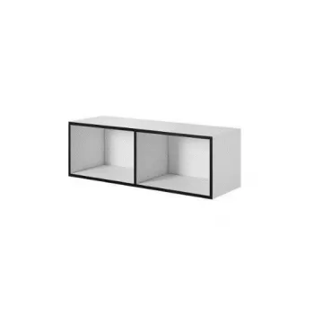 Armadietto contenitore Cama Meble ROCO RO2 1120×370×370 mm aperto bianco/nero da terra