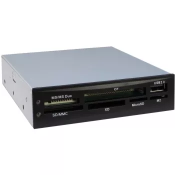 Inter-Tech Nitrox Multi Card Reader CI-02 - lettore di schede - 8,9 cm (3,5