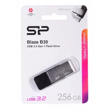 Chiavetta USB Silicon Power 256GB USB Type-A 3.2 Gen 1 Blaze B30
