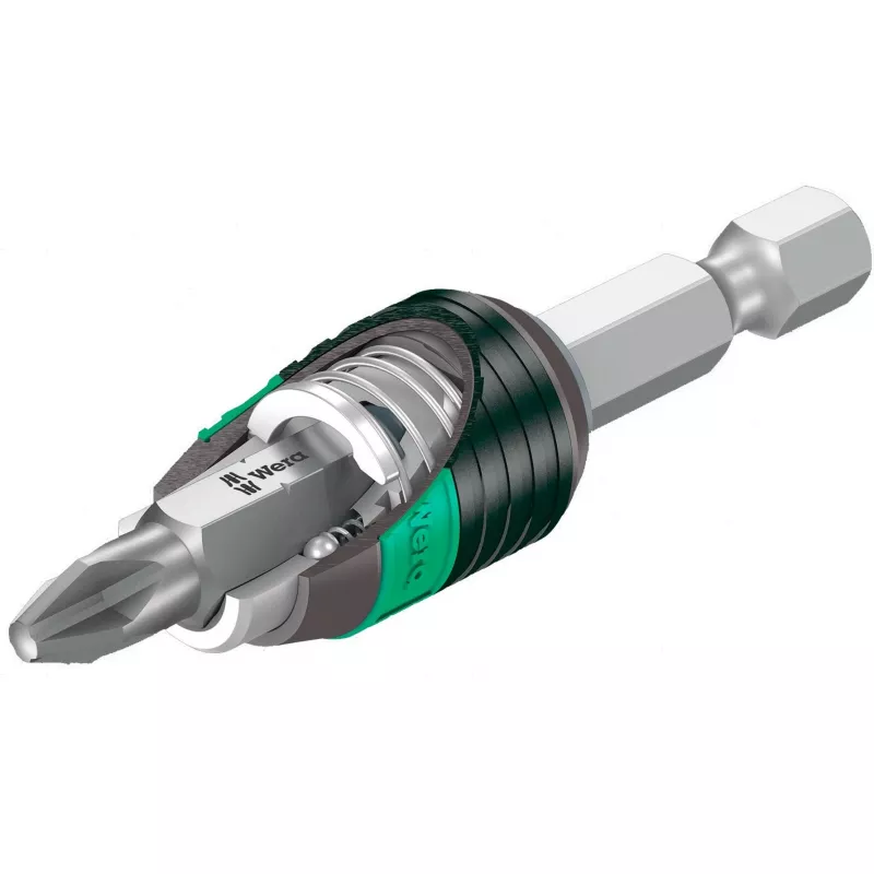 Wera 848/851/867/19 Set di punte elicoidali per metallo e inserti, 19 pezzi