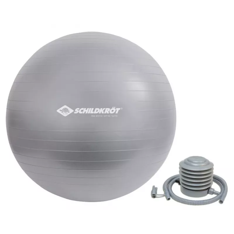 Palla da ginnastica Schildkröt Fitness 960155 55 cm grigia full-size