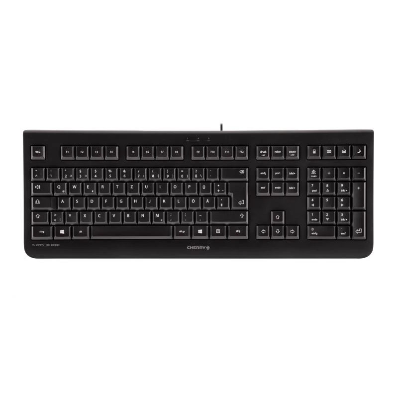 CHERRY DC 2000 tastiera, mouse incluso, universale, USB, QWERTY, ceco, nero